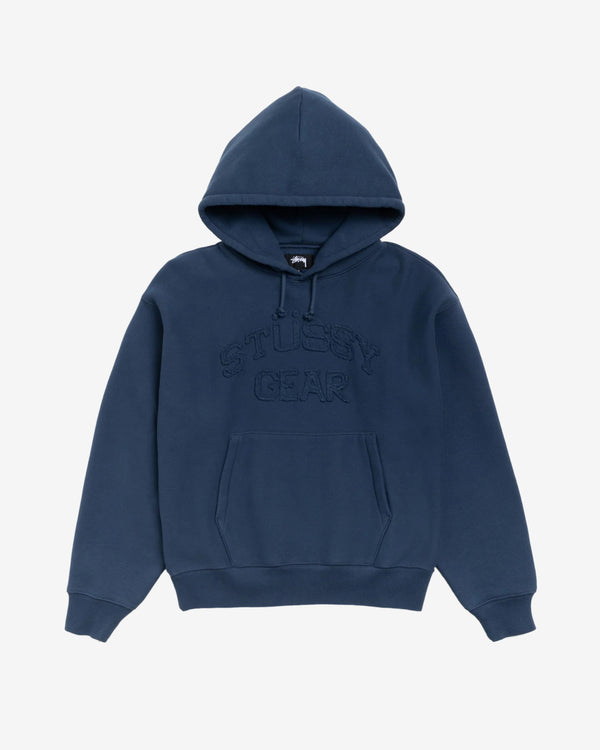 Stüssy - Men's Gear Applique Hoodie - (Navy)