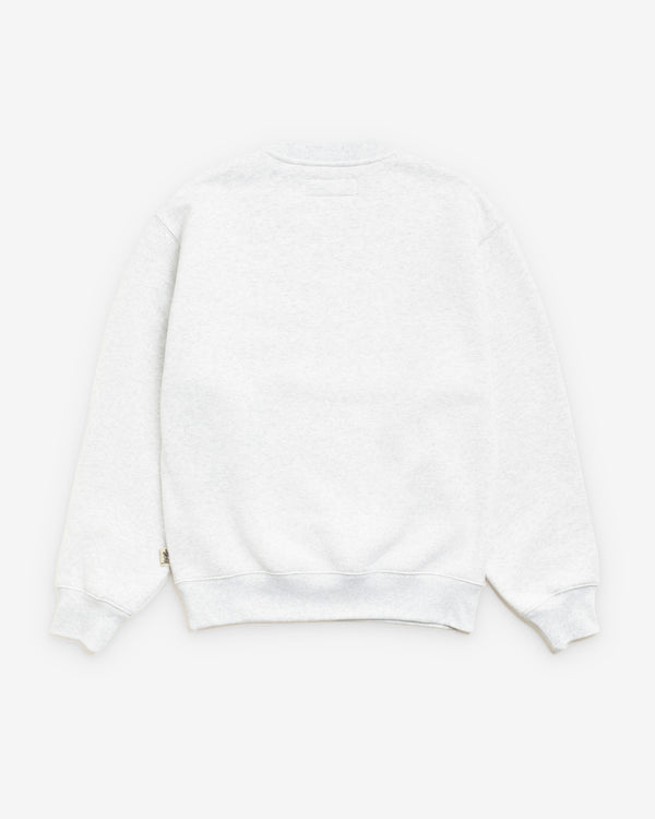 Stüssy - Men's Fleece Crew - (Ash Heather)