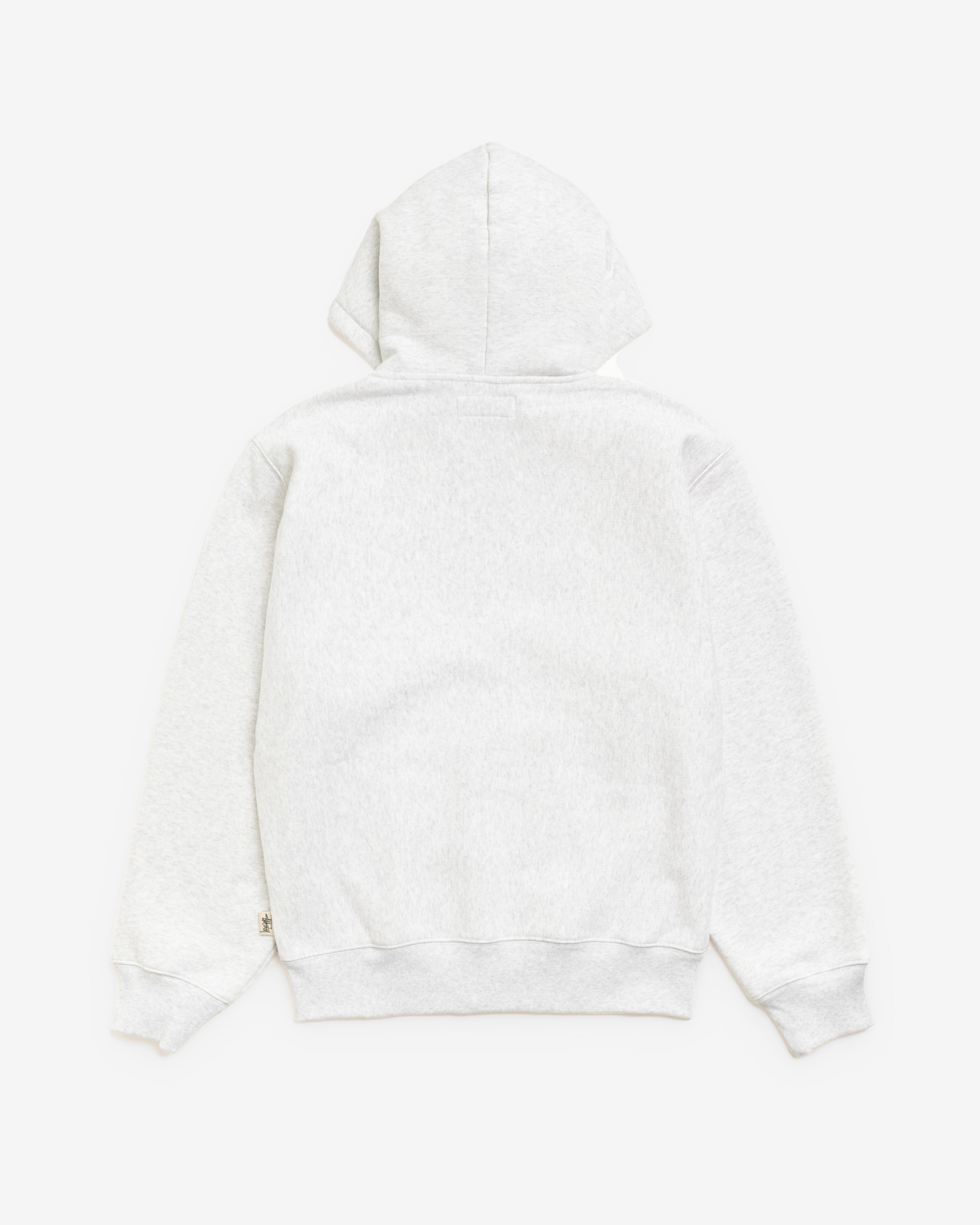 Stüssy: Men's Fleece Zip Hoodie (Ash Heather) | DSMNY E-SHOP