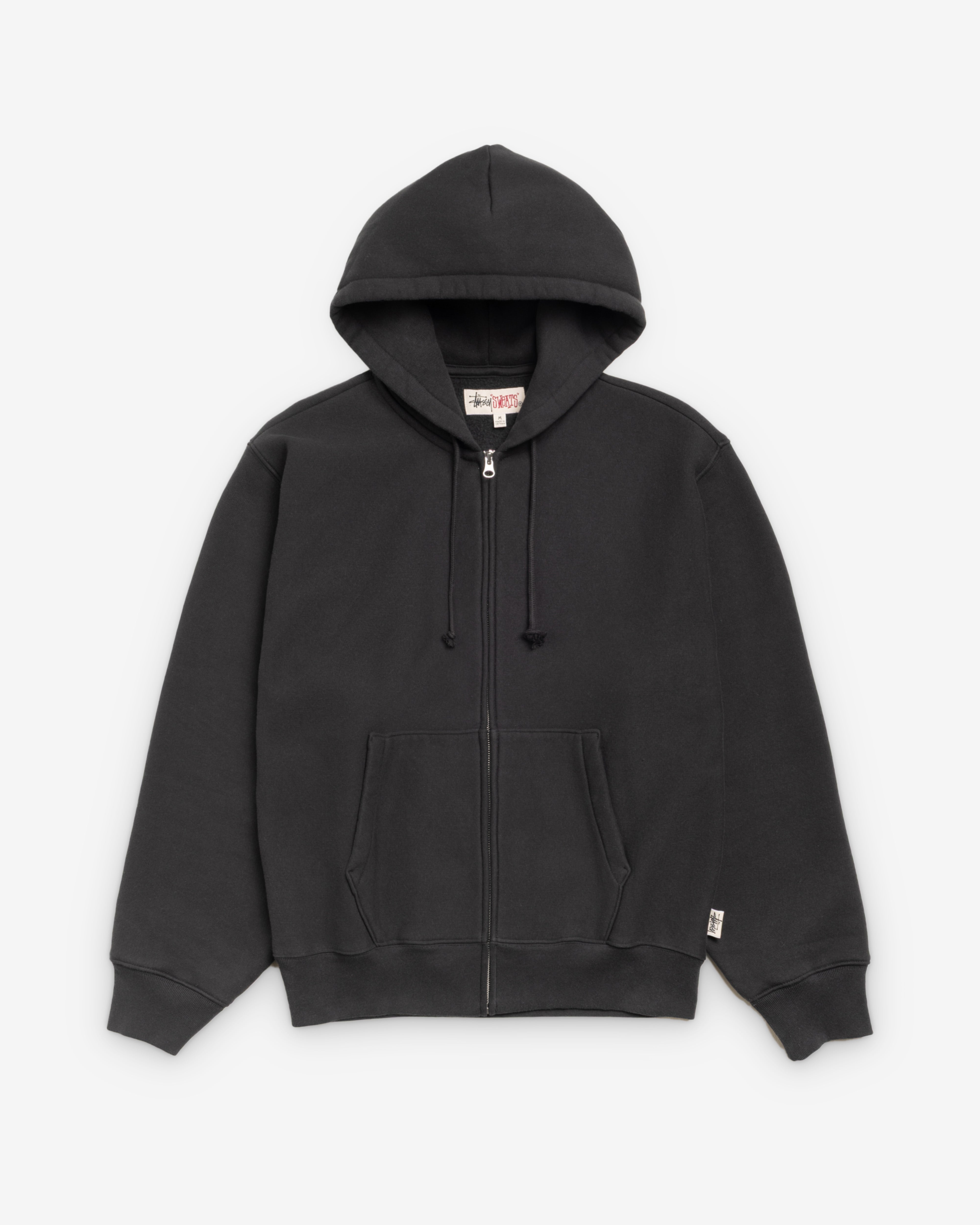 k*k様 Stussy Fleece Zip Hoodie ダークグレー Stüssy: Men's Fleece Zip Hoodie (Black) | DSMNY E-SHOP