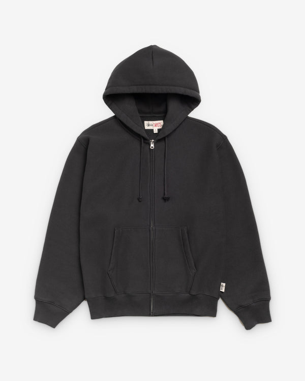 Stüssy - Men's Fleece Zip Hoodie - (Black)