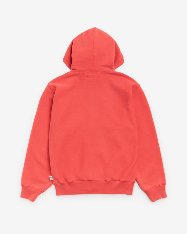 Stüssy - Men's Fleece Zip Hoodie - (Red)