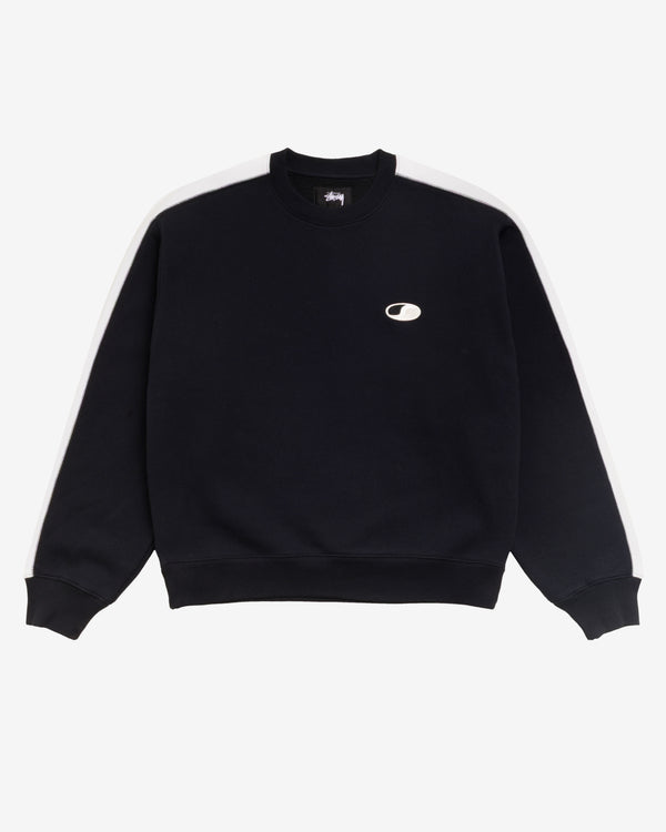 Stüssy - Men's Paneled Stripe Crewneck - (Black)