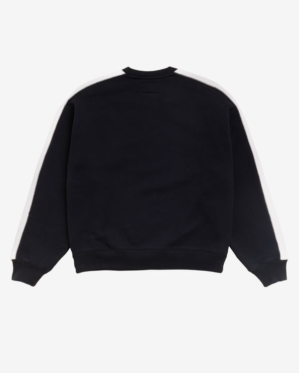Stüssy - Men's Paneled Stripe Crewneck - (Black)