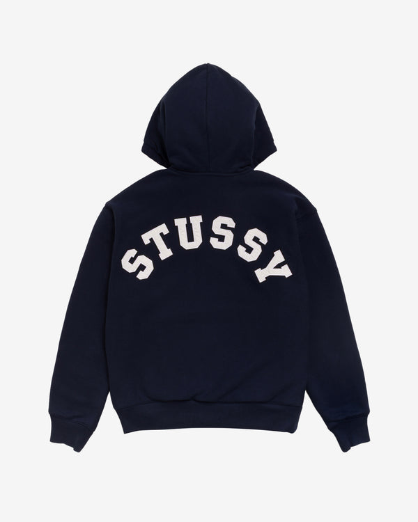 Stüssy - Men's Double Faced Zip Hoodie - (Navy)