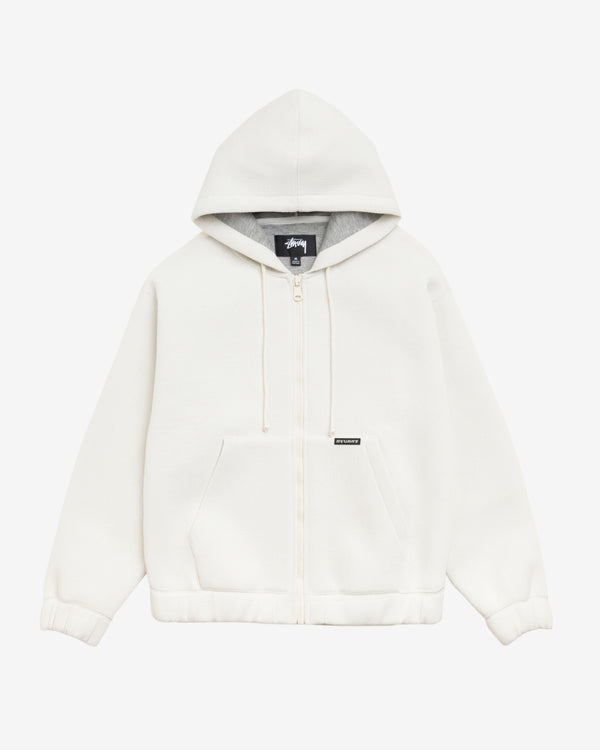 Stüssy - Bonded Jersey Zip Hoodie - (Bone)