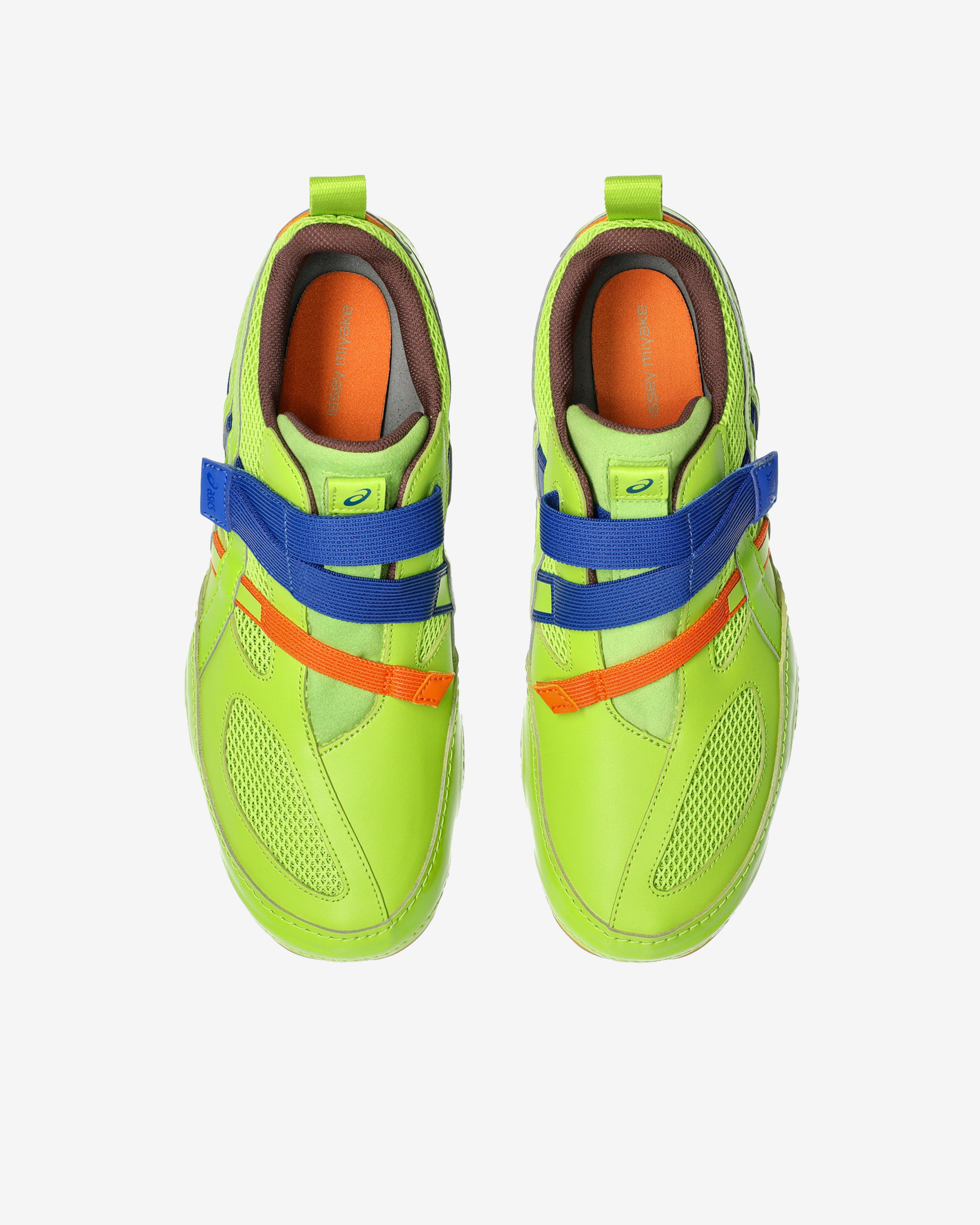 AYAです Asics: Issey Miyake Men's Hyper Taping Sneakers (Green/Blue