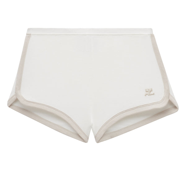 COURRÈGES - Women's Mini Shorts - (White/Oat)
