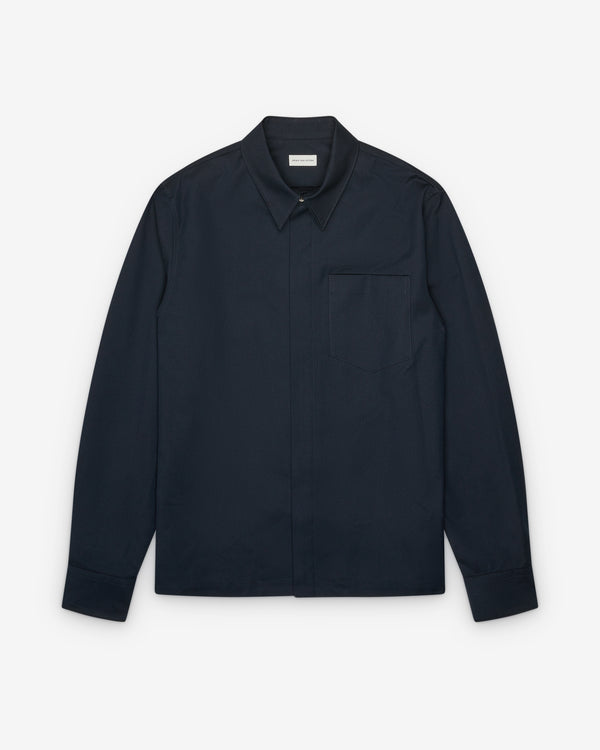 Dries Van Noten - Men's Corran Shirt - (Navy)