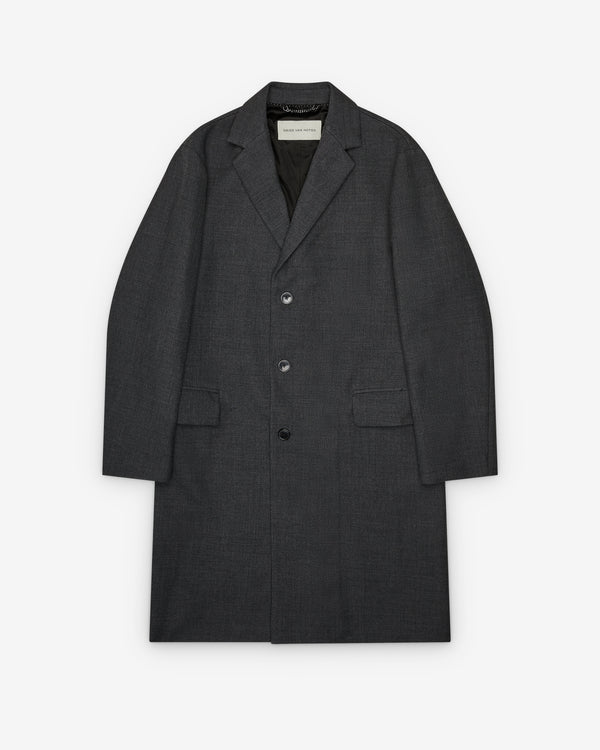 Dries Van Noten - Men's Rustic Coat - (Dark Grey)