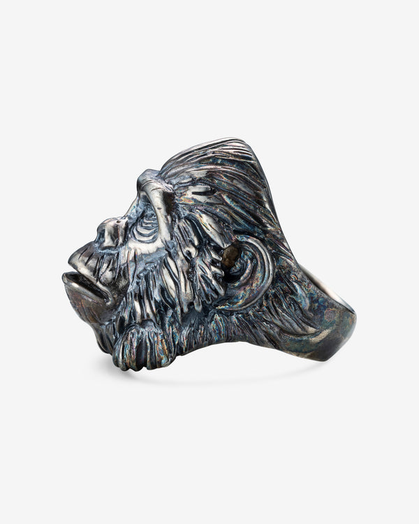 13 Lucky Monkey - Men's Cornelius Ring - (Silver)