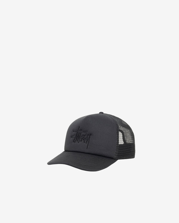 Stüssy - Men's Big Basic Trucker Cap - (Shadow Black)