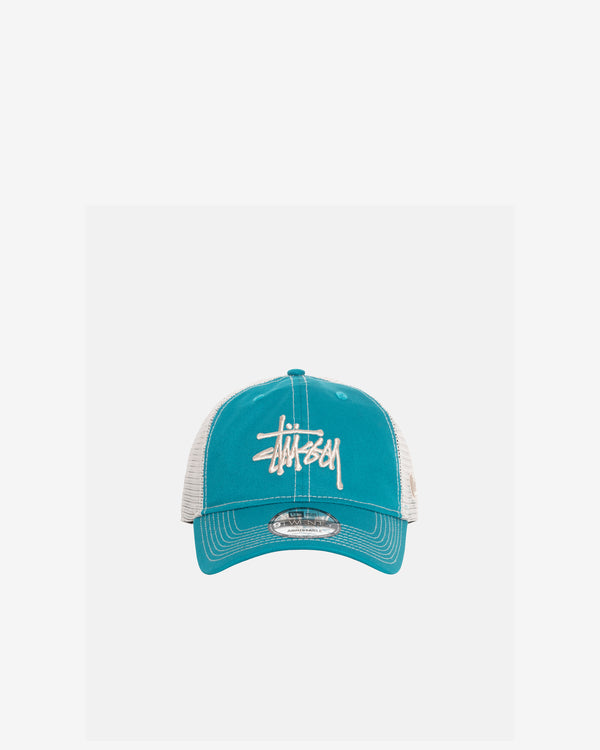 Stüssy - Men's Basic Trucker 9Twenty Cap - (Teal)