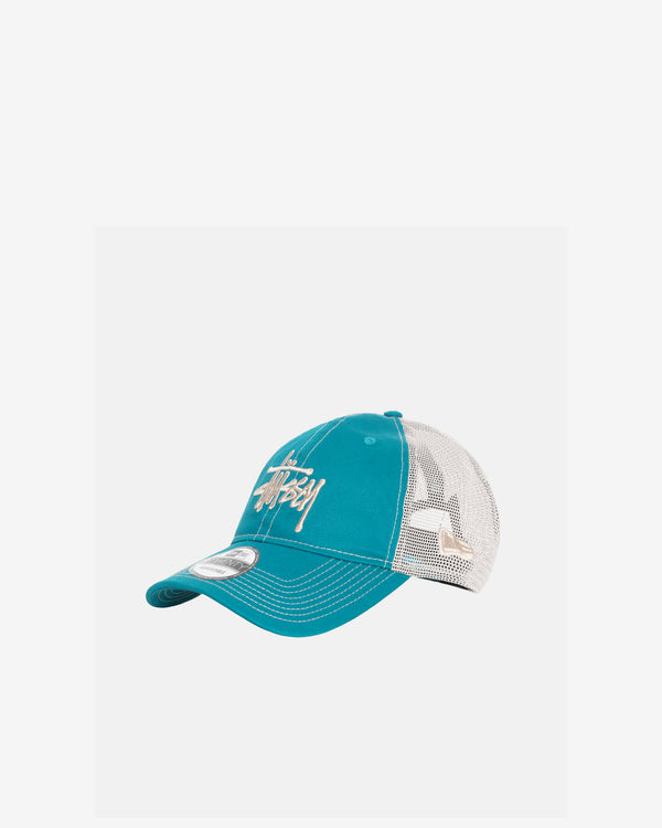 Stüssy - Men's Basic Trucker 9Twenty Cap - (Teal)