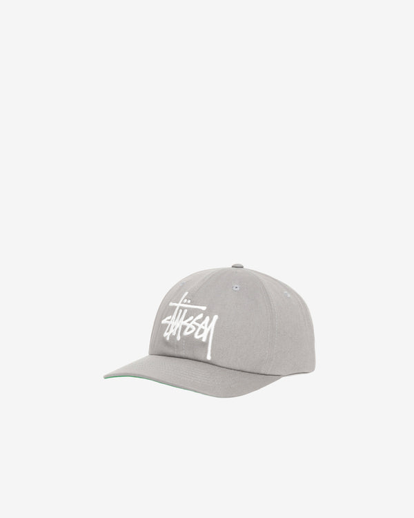 Stüssy - Men's Big Basic Vintage Cap - (Steel Grey)