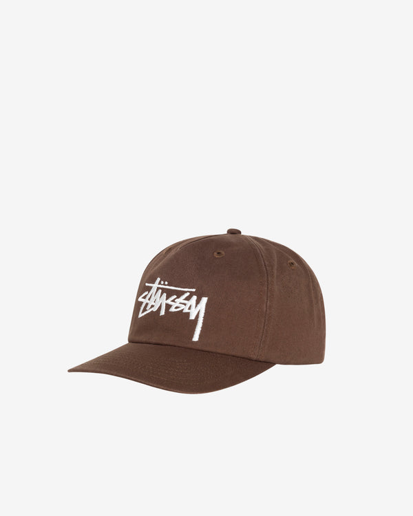 Stüssy - Men's Mid Depth Big Stock Snap Back - (Chocolate)