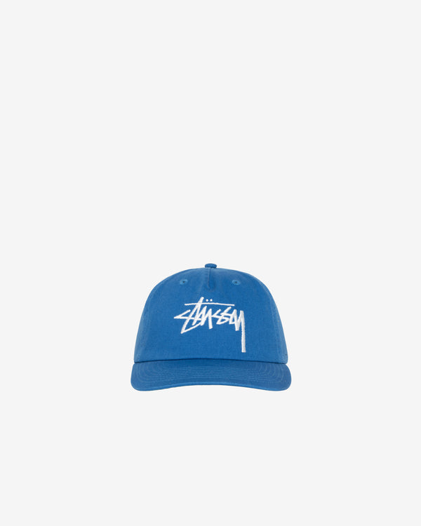 Stüssy - Men's Mid Depth Big Stock Snap Back - (Light Royal)