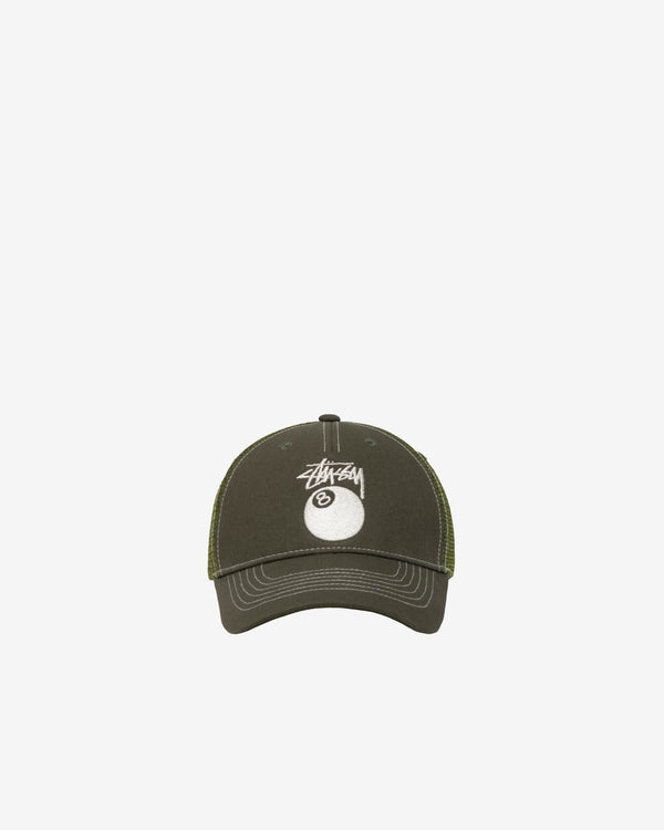 Stüssy - Men's 8 Ball Low Pro Trucker Cap - (Forest)