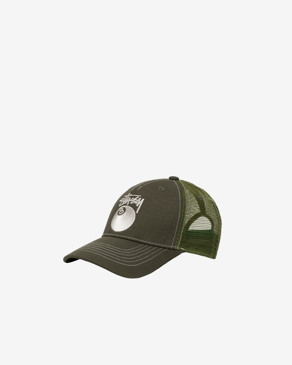 Stüssy - Men's 8 Ball Low Pro Trucker Cap - (Forest)