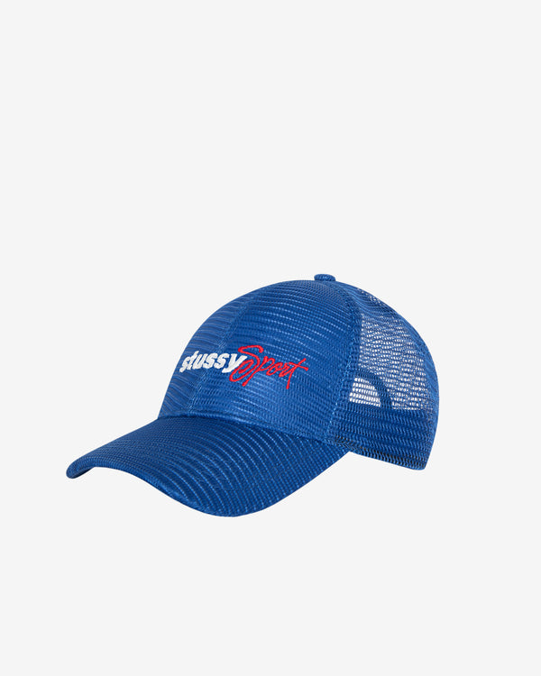 Stüssy - Men's Mid-depth Sport Mesh Snapback - (Blue)