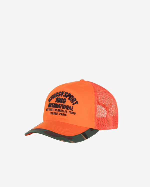 Stüssy - Men's Trucker International Cap - (Orange)