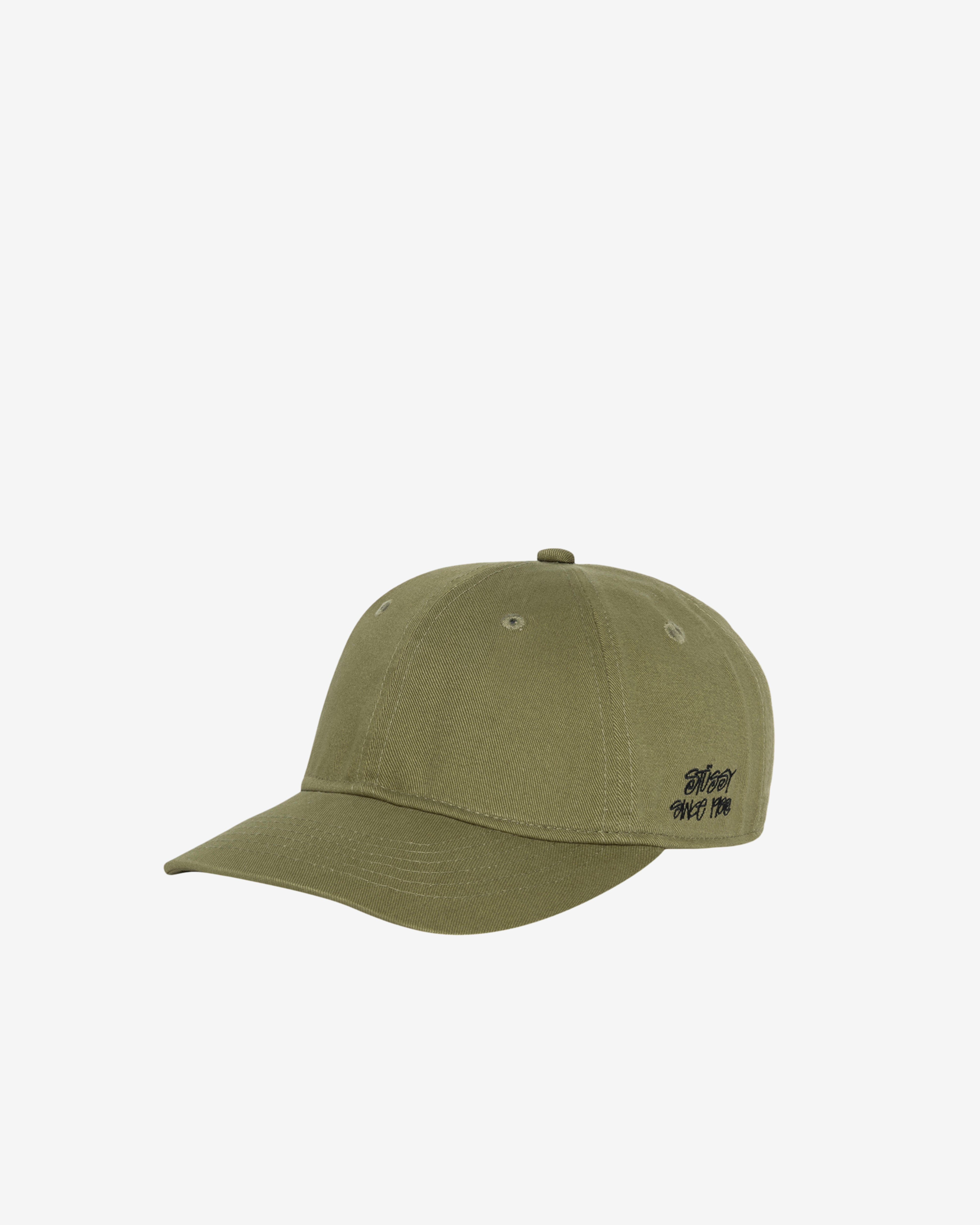 Stüssy: Men's LP 1980 Strapback Hat (Olive) | DSMNY E-SHOP