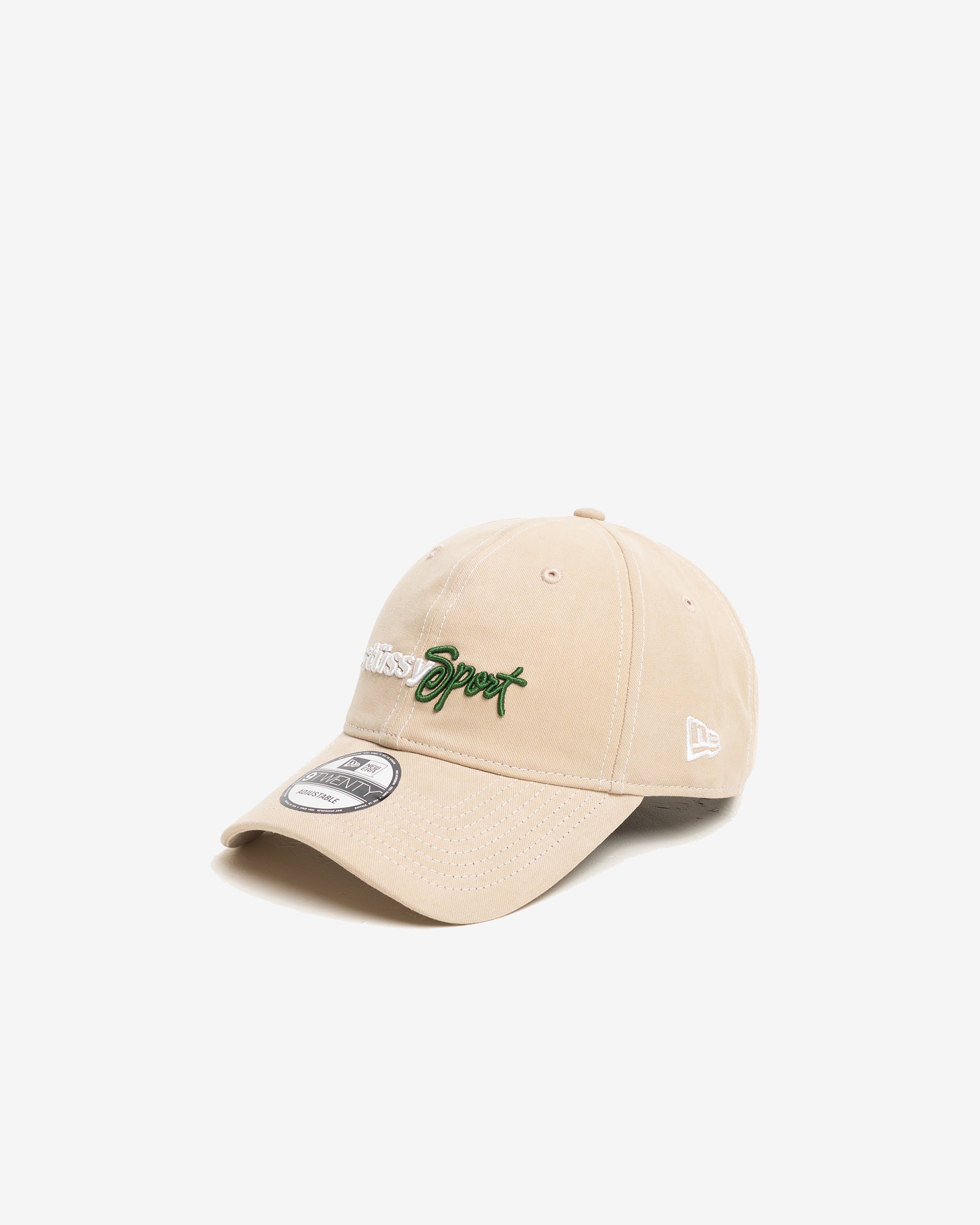 Stüssy: Men's Stüssy Sport 9Twenty Hat (Khaki) | DSMNY E-SHOP