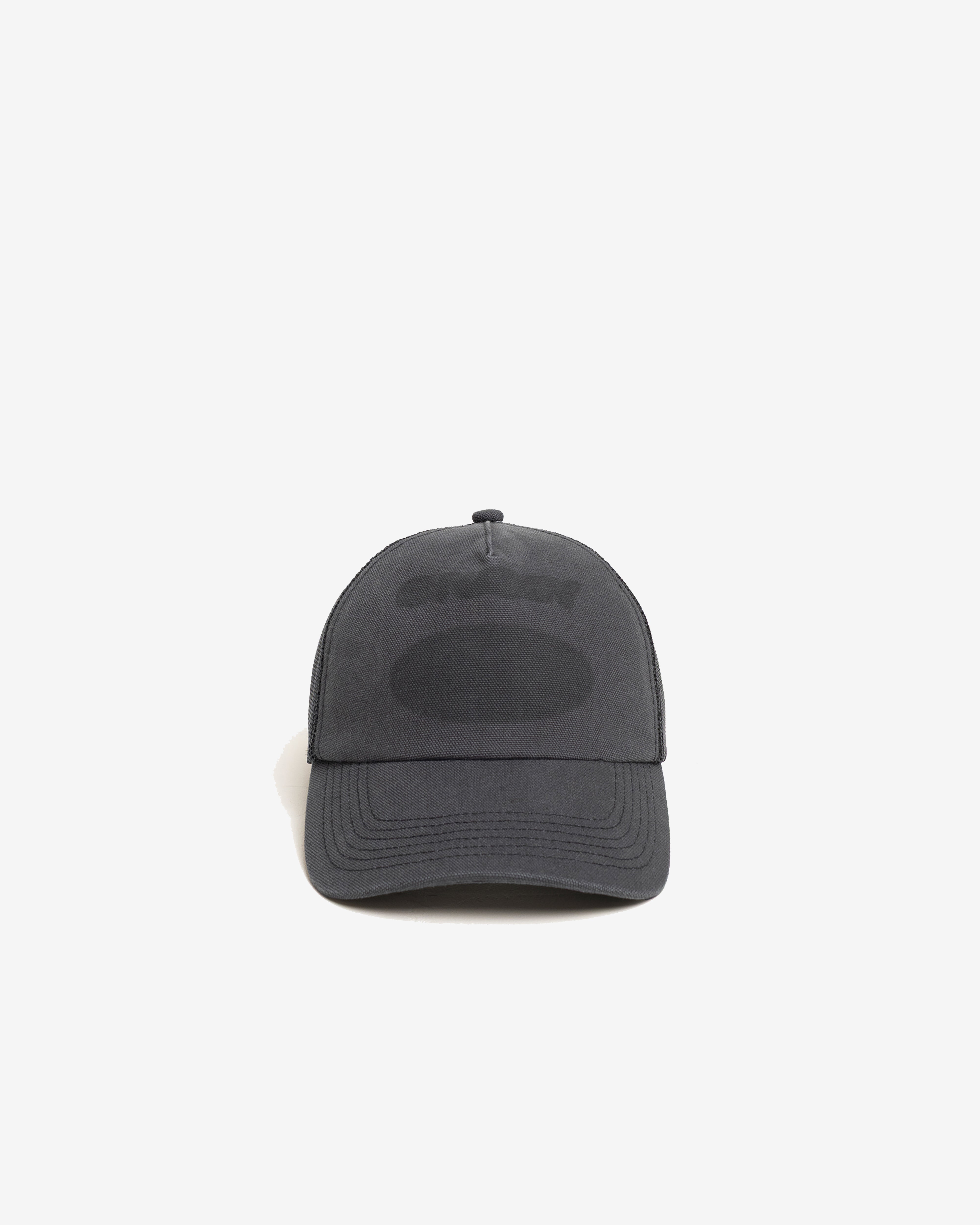 Stüssy: Men's Hc Ghost Logo Trucker (Black) | DSMNY E-SHOP