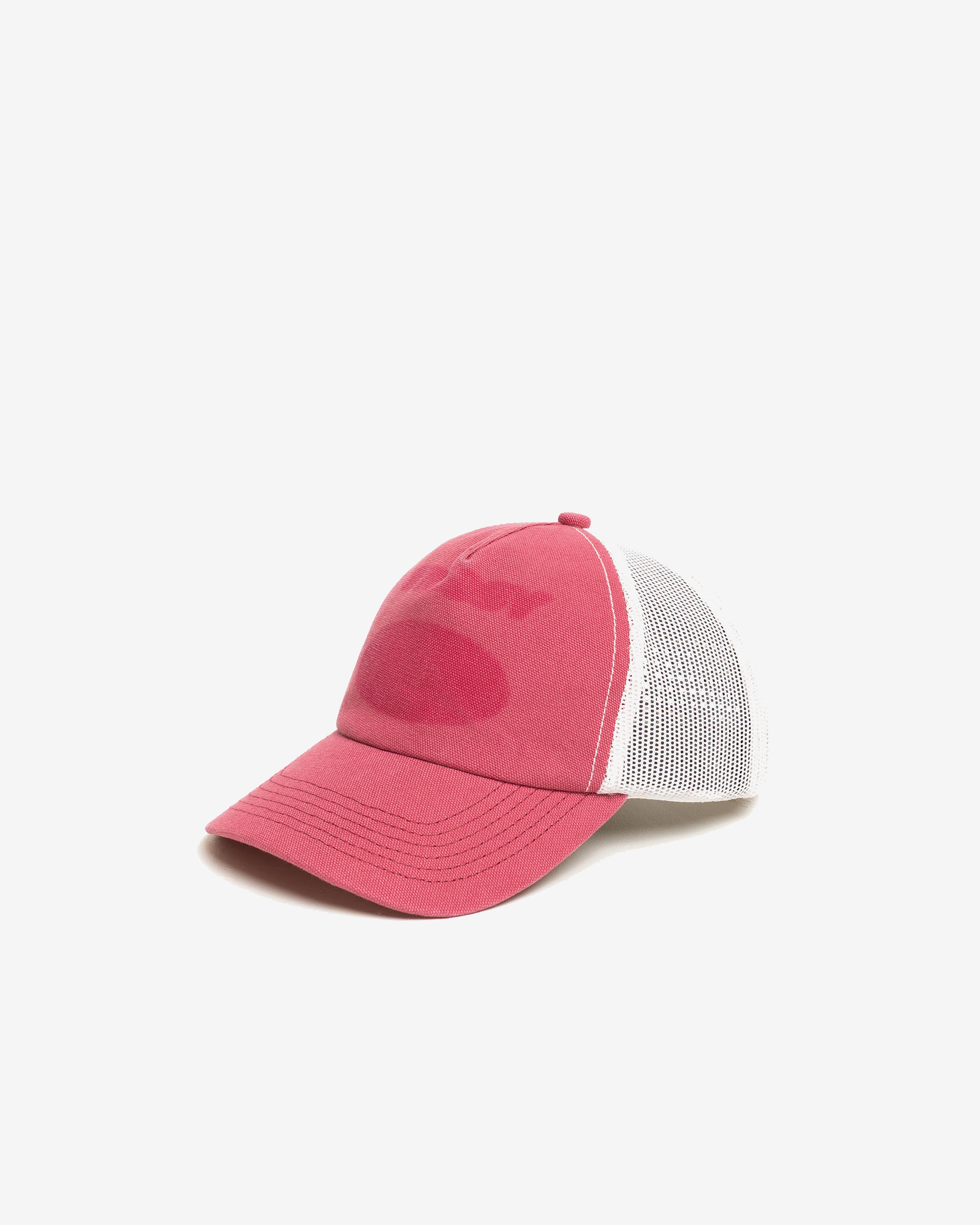 Stüssy: Men's Hc Ghost Logo Trucker (Red) | DSMNY E-SHOP