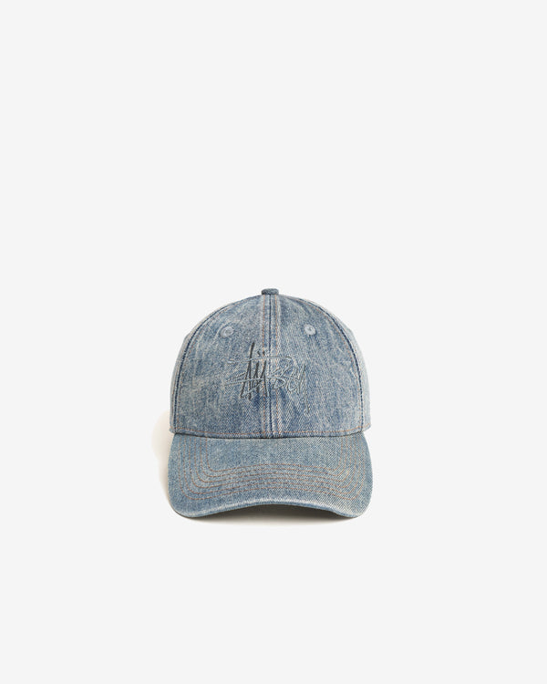 Stüssy - Men's Lp Denim Strapback Cap - (Stone Wash)