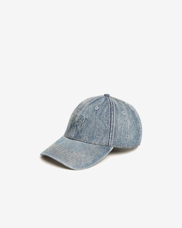 Stüssy - Men's Lp Denim Strapback Cap - (Stone Wash)