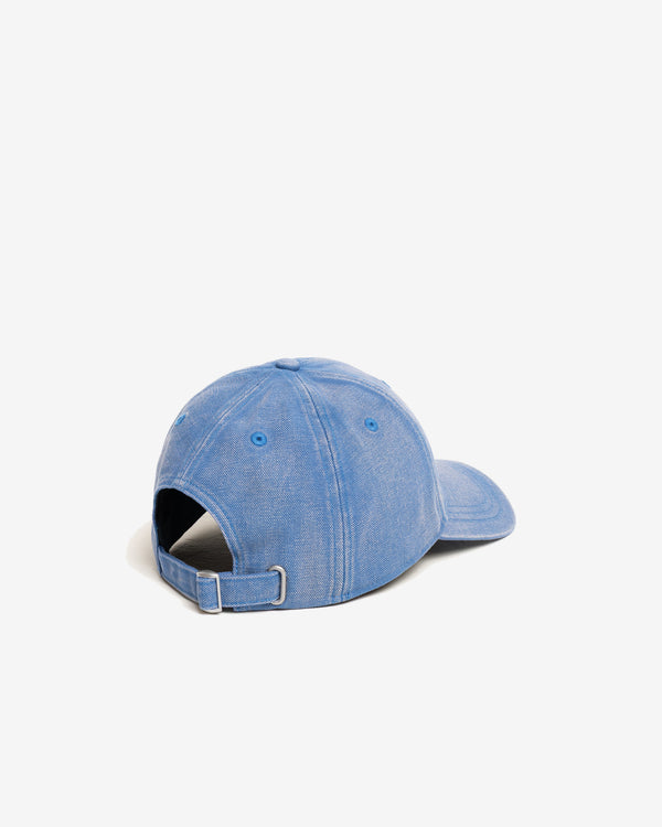 Stüssy - Men's Lp Washed Basic Canvas Cap - (Blue)