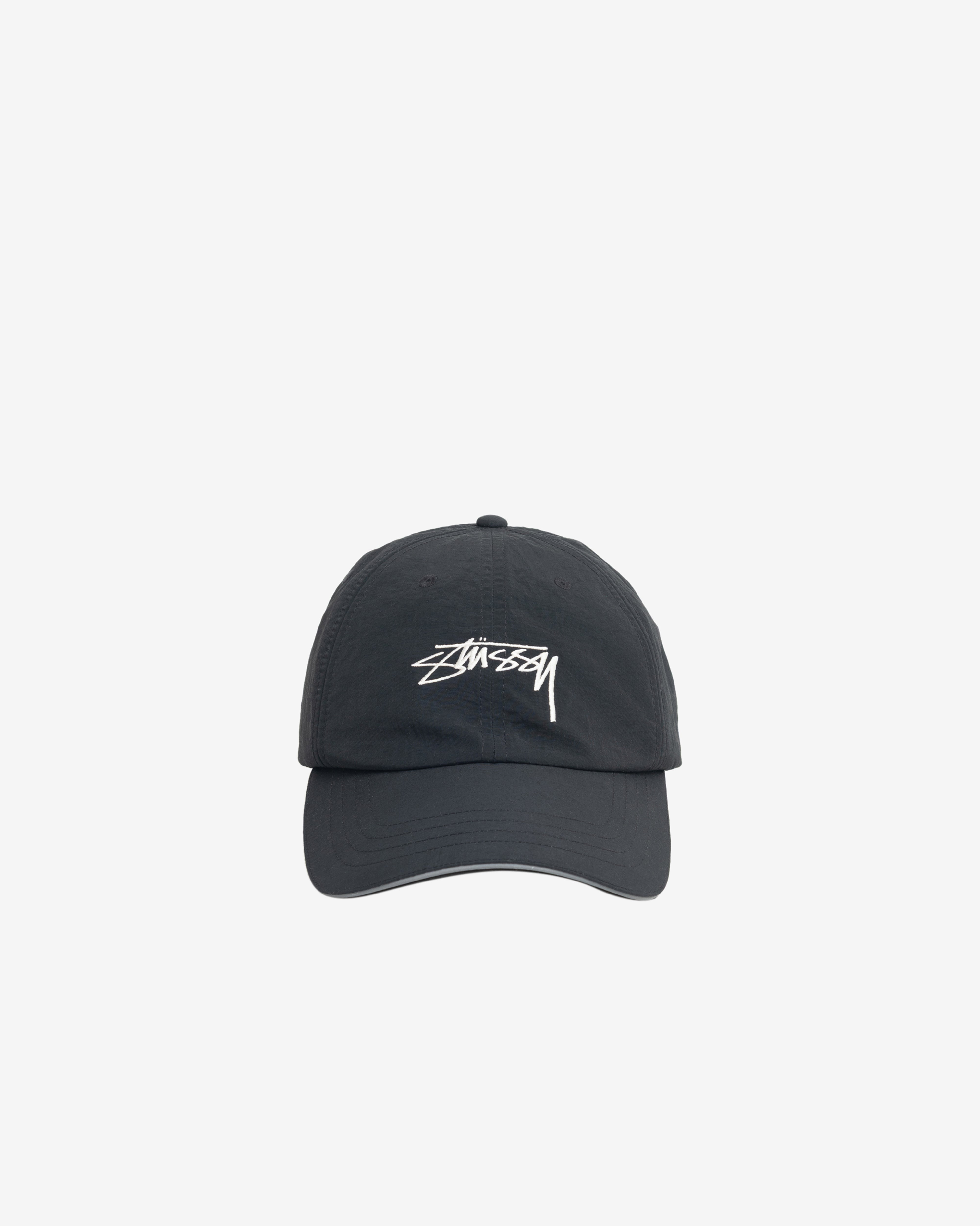 Stüssy: Men's Lp Smoothstock Strapback Cap (Black) | DSMNY E-SHOP