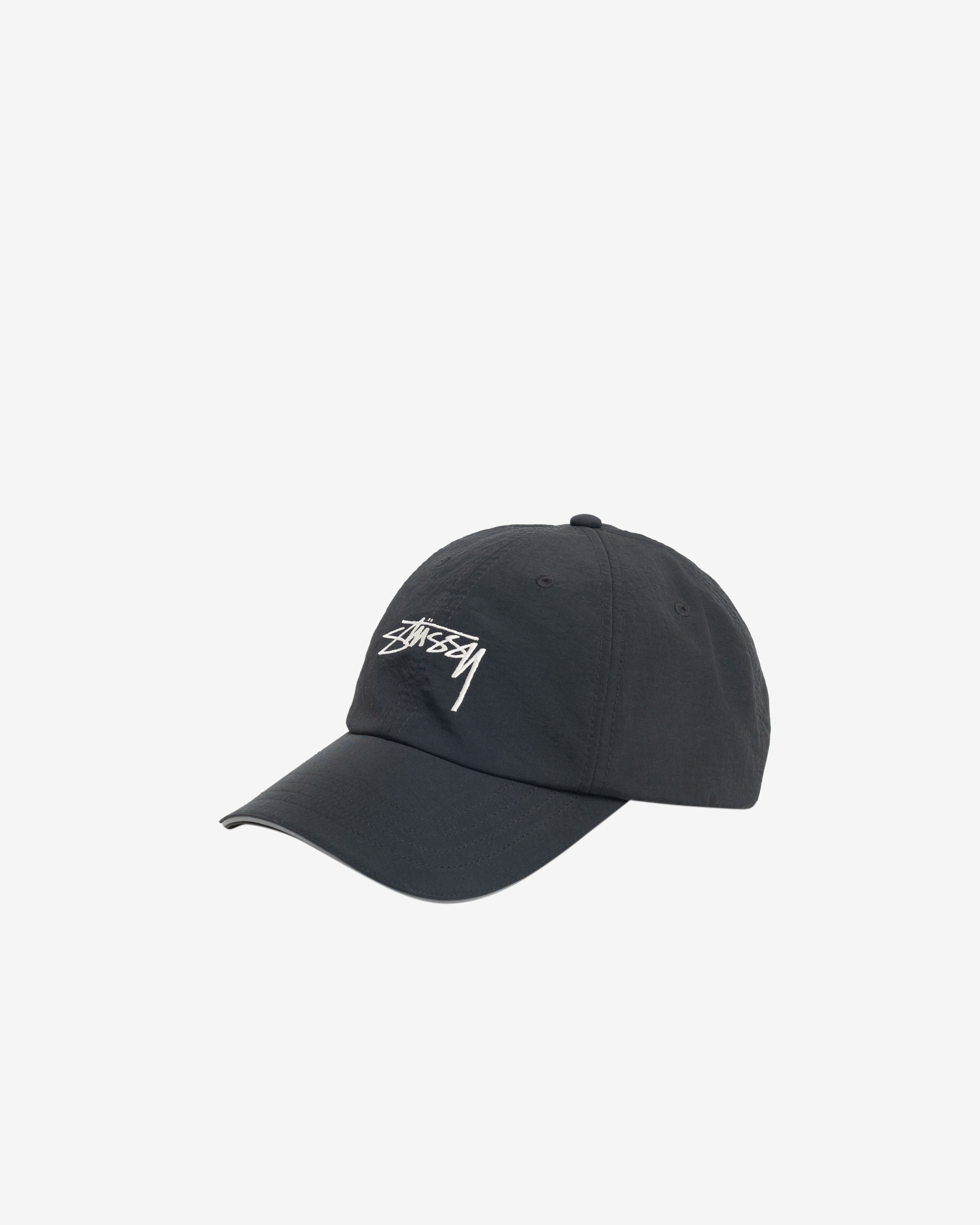 Stüssy: Men's Lp Smoothstock Strapback Cap (Black) | DSMNY E-SHOP