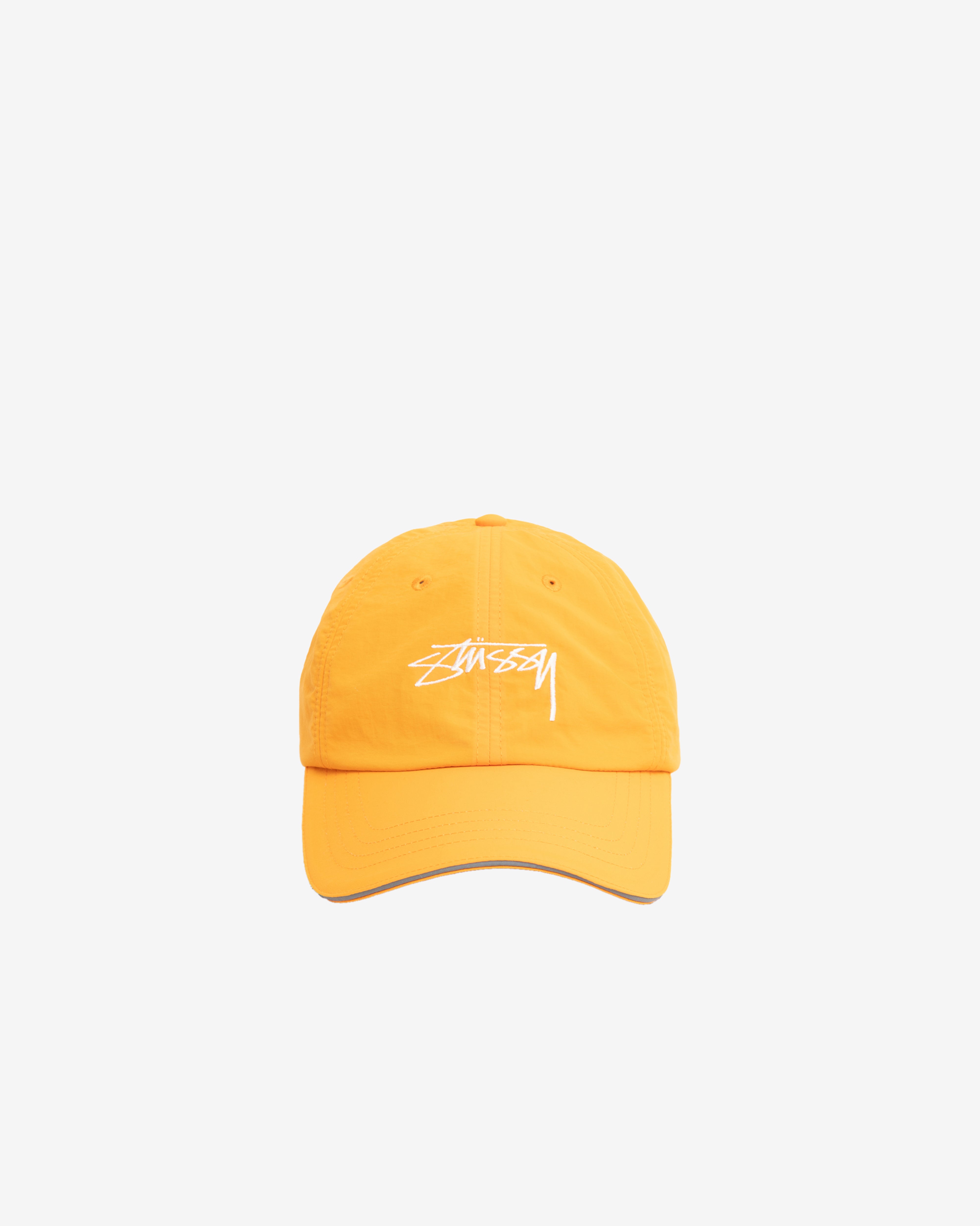 Stüssy: Men's Lp Smoothstock Strapback Cap (Orange) | DSMNY E-SHOP