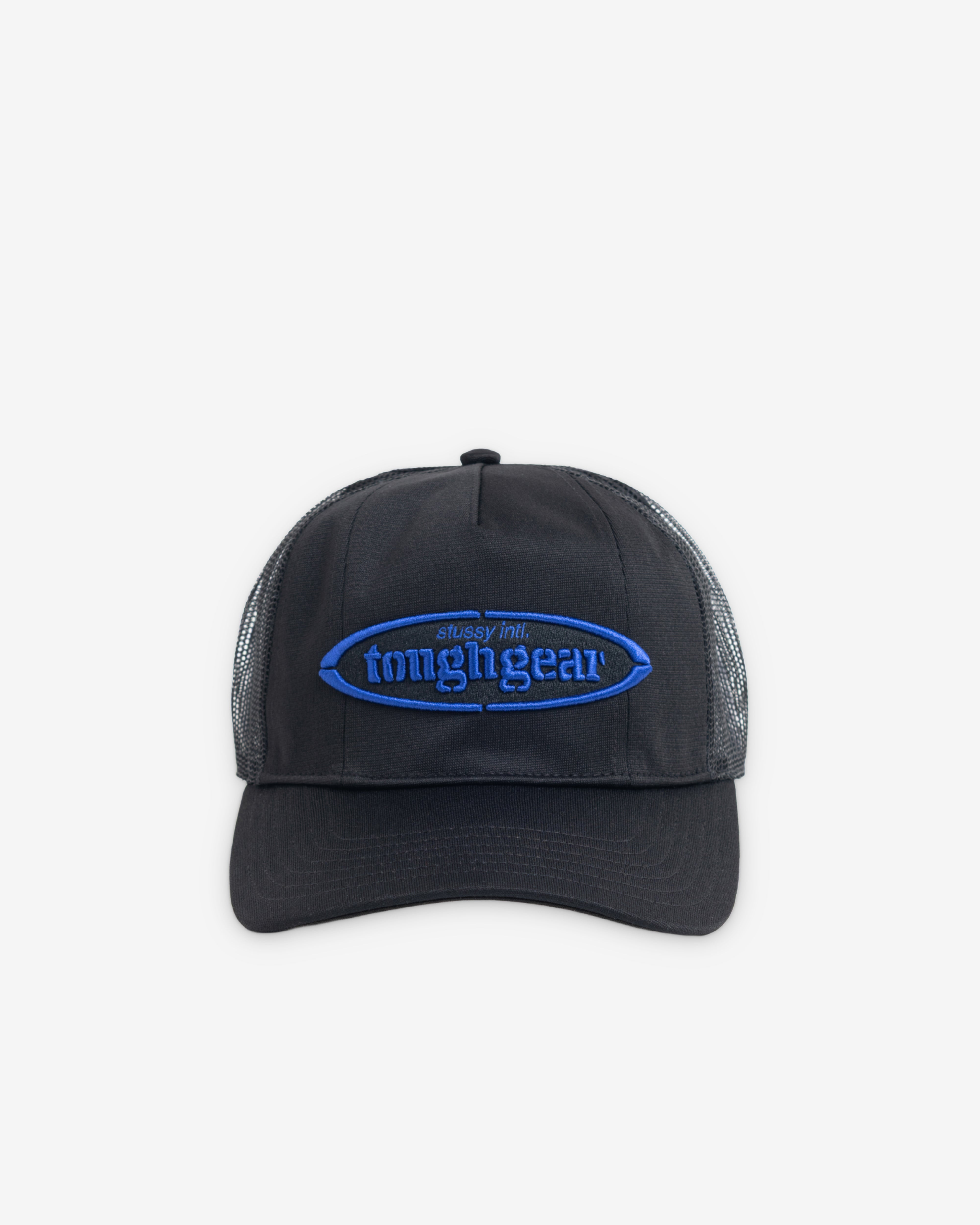 Stüssy: Men's MD Tough Gear Trucker Hat (Black) | DSMNY E-SHOP