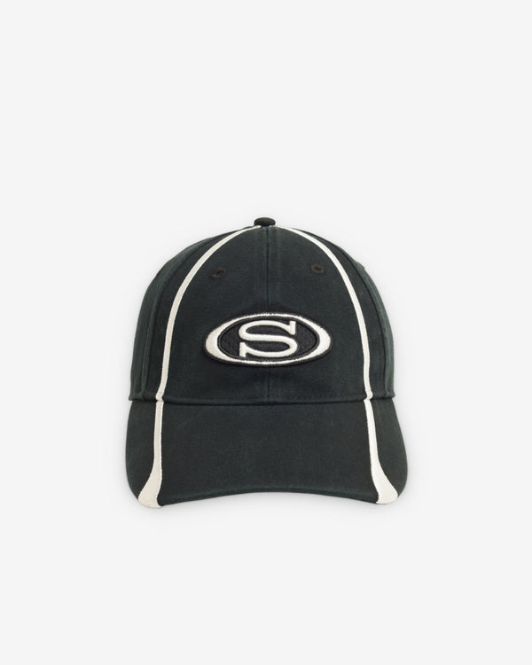 Stüssy - Men's LP S Oval Strapback Cap - (Black)