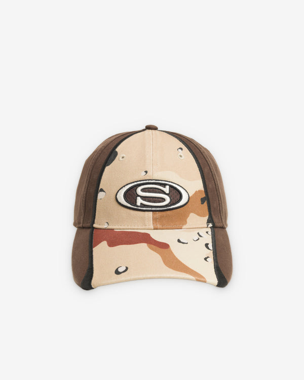 Stüssy - Men's LP S Oval Strapback Cap - (Desert Camo)