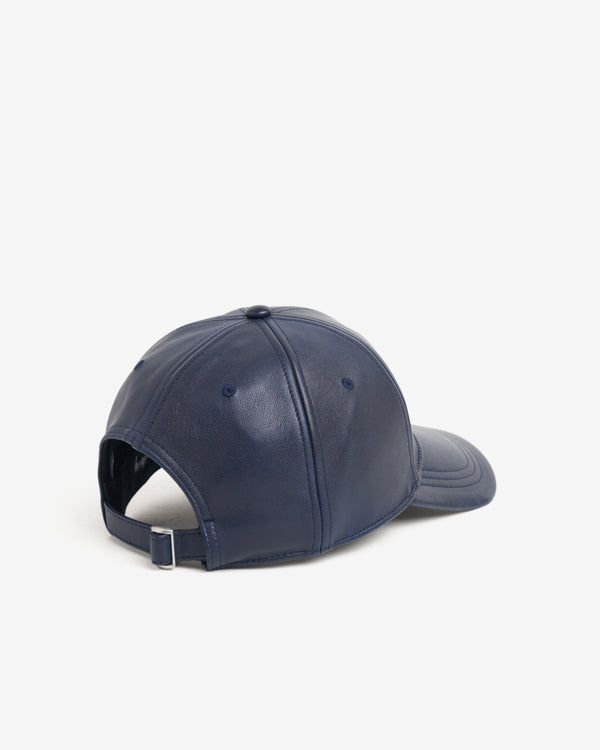 Stüssy - Men's Sport Leather Cap - (Navy)