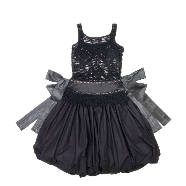 Chopova Lowena - Women's Gentry Crochet Bubble Dress - (Black)