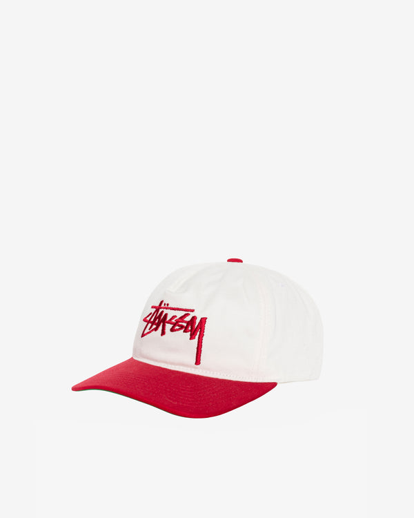 Stüssy - Men's Big Stock Cap - (Cardinal)