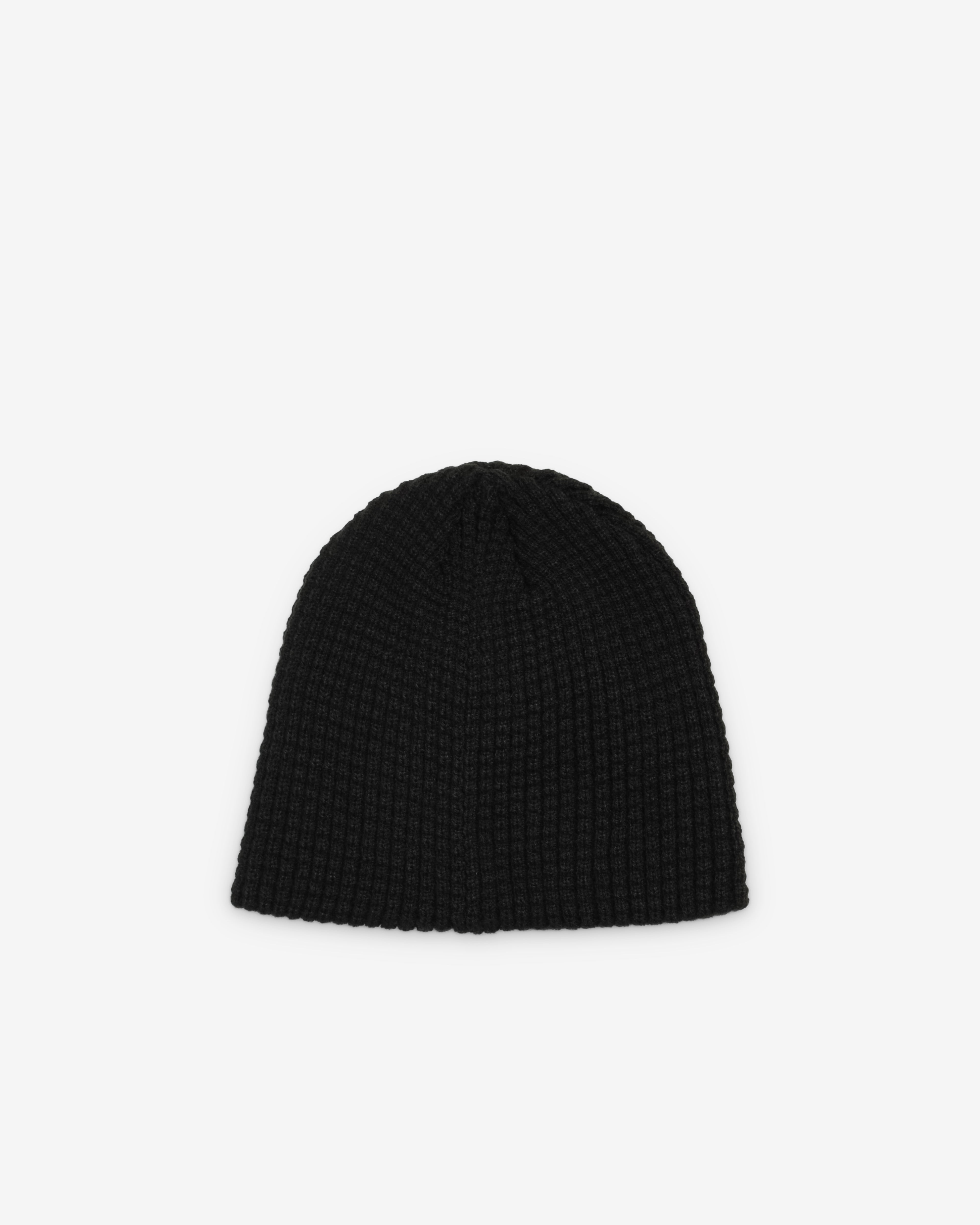 Stüssy: Waffle Skullcap Built Tough (Black) | DSMNY E-SHOP