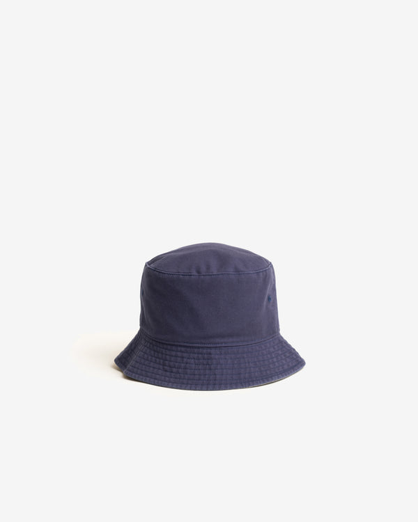 Stussy - Men's Reversible Stock Bucket Hat - (Navy/Stone)