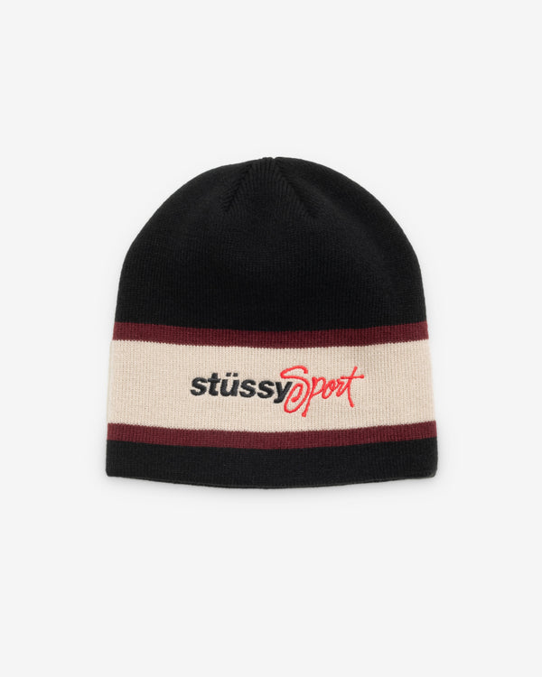 Stüssy - Men's Stüssy Sport Stripe Skullcap - (Black)