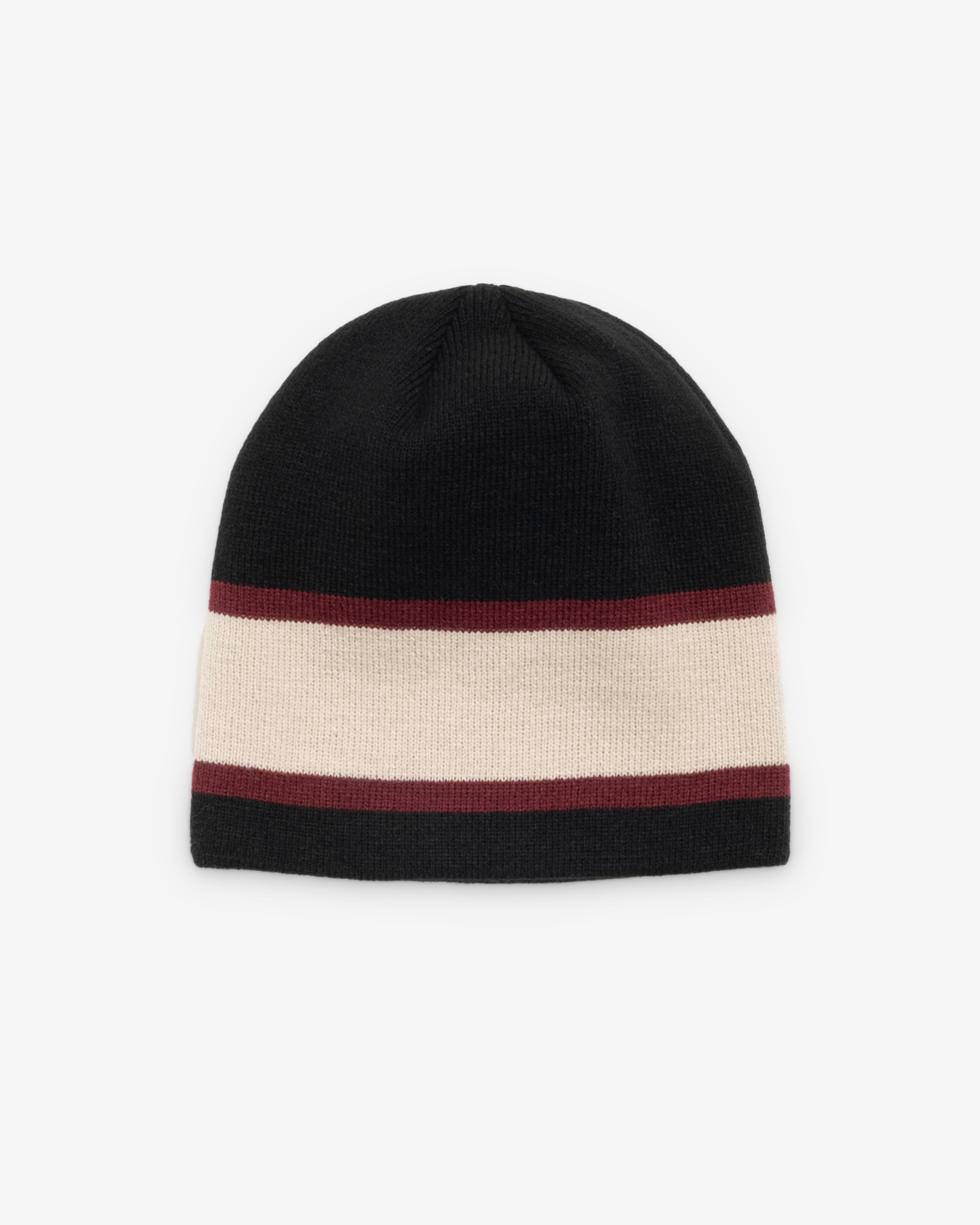 Stüssy: Men's Stüssy Sport Stripe Skullcap (Black) | DSMNY E-SHOP