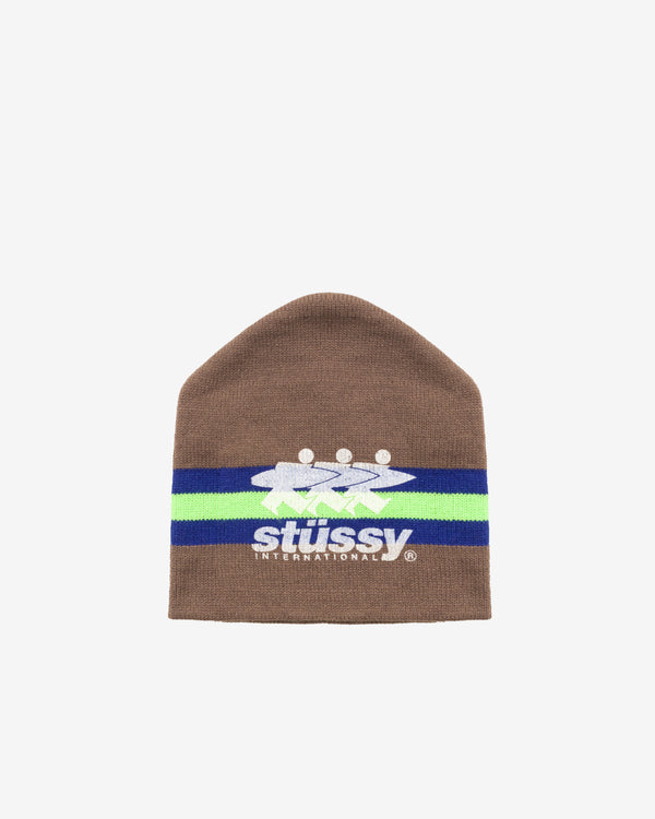 Stüssy - Men's Stripe Ski Beanie - (Tan)