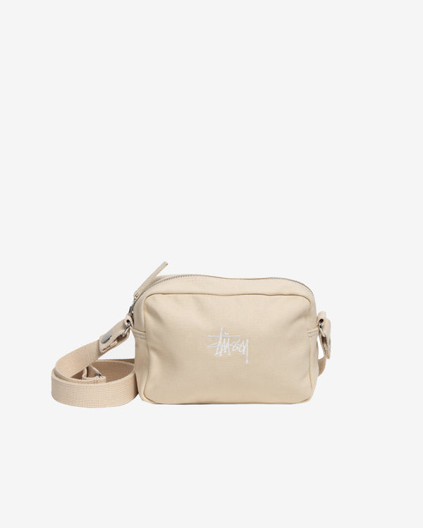 Stüssy - Men's Canvas Side Pouch - (Natural)