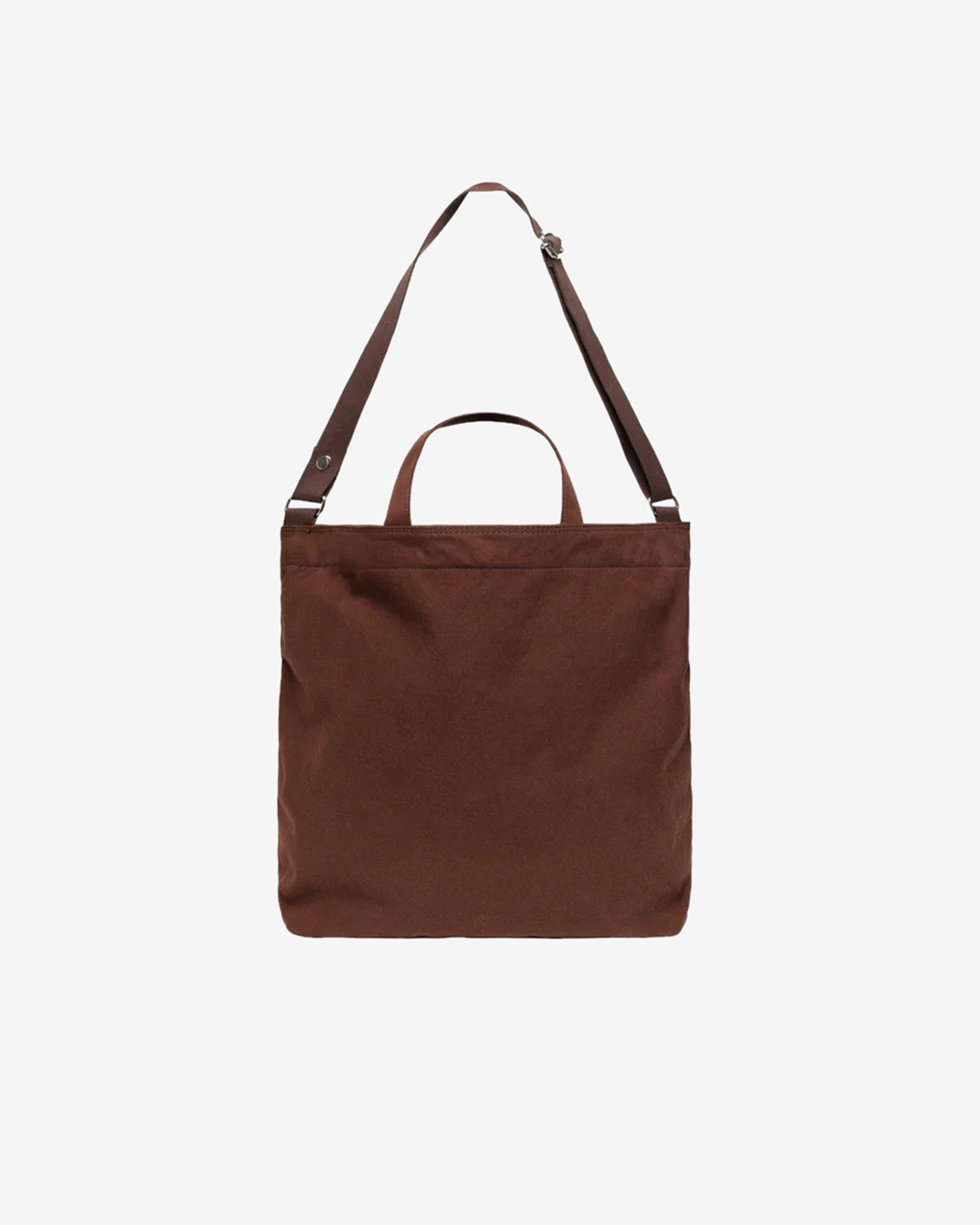 Stüssy: Men's Canvas Crossbody Bag (Brown) | DSMNY E-SHOP