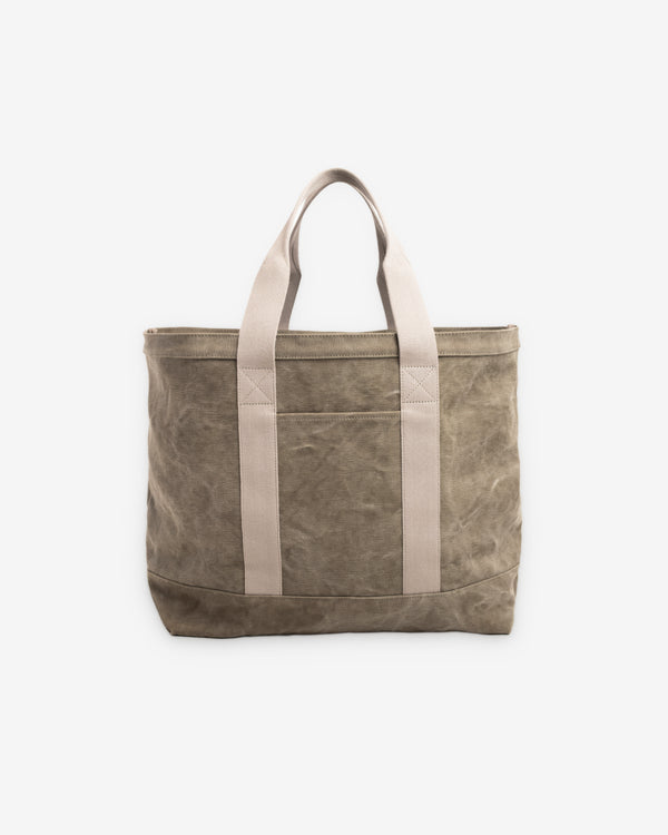Stüssy - Waxed Canvas Extra Large Tote - (Stone)