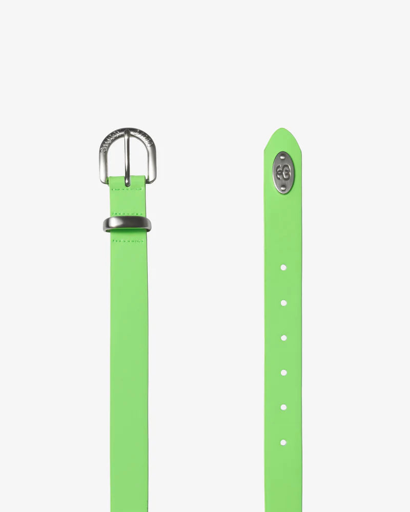 Stüssy: Men's Patent Leather Belt (Neon Green) | DSMNY E-SHOP Stüssy: Men's Patent Leather Belt (Neon Green) | DSMNY E-SHOP